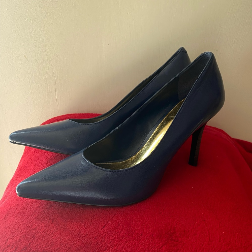 RALPH LAUREN Navy Heels